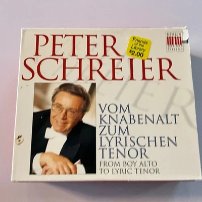 Peter Schreier - Vom Knabenalt Zum Lyrischen Tenor 4xCD Set Classical Berlin - Image 1 of 4