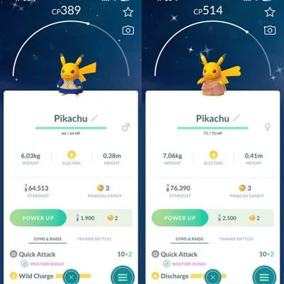 Pokémon Go Shiny Pikachu wearing a Saree / a Kurta - Mini or Trade 20K Stardust