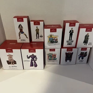 Set Of 10 Hallmark Keepsake Ornaments 2023 - New - Picture 1 of 11