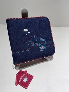 L@@K Sanrio 2003 Hello Kitty Denim CD DVD Halter Hülle Vintage Deadstock Y2K - Bild 1 von 6