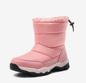 Dream Pairs Girls Pink Winter Snow Boots - Waterproof Insulated Non-Slip Sole-Si - Picture 1 of 8