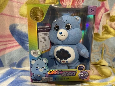 2500 ONLY! NIB COZY PALS BLUE STORM CLOUD GRUMPY CARE BEAR RETRO COLLECTIBLE TOY - image 1 of 4