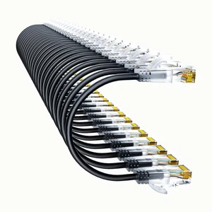 Cat6a Patch Cables 0.5ft (24 Pack) Slim, Cat6 Ethernet Patch Cable Pure Coppe... - Picture 1 of 6