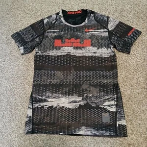 Nike Pro Dri-Fit Fitted Lebron James "Greatness Is Earned" Shirt Boys Size M - Picture 1 of 5