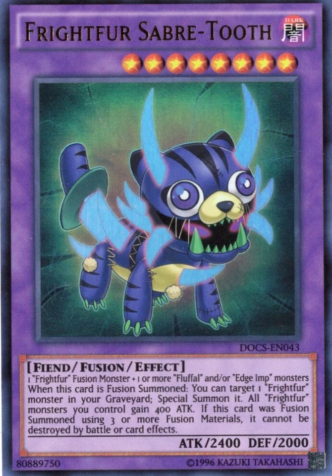 Yu-Gi-Oh! Frightfur Sabre-Tooth Unlimited DOCS-EN043 Ultra Rare NM/LP x1 - Image 1 of 1