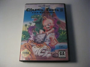 Chuck Rock II Son Of Chuck Sega Genesis completo - Foto 1 di 2
