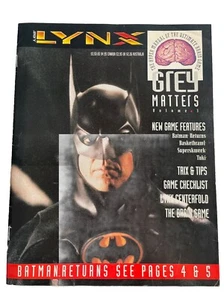 Atari Lynx Gray Matters Magazine Volume 3 - Batman Returns - Afbeelding 1 van 3