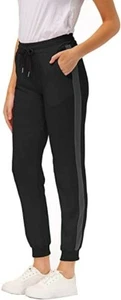 ELFIN Women’s Sports Cotton Lightweight Soft Tracksuit Bottoms Drawstring Large - Picture 1 of 3