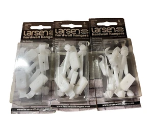 3 pack Larson Hardwall hangers for Cables Coax ....  No drilling total 18 pcs - Picture 1 of 2