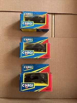 LOT OF 3 CORGI JR 90550 BMW 850i  MADE IN CHINA  1992  DIECAST CARS - Image 1 of 4