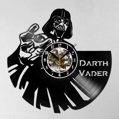Reloj de pared de vinilo Star Wars - Decoración retro - Acento único para el hogar - Regalo perfecto Foto 1 de 4