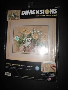 Dimensions Craft CROSS STITCH KIT --  No Count -  GARDEN GATHERING - Picture 1 of 4