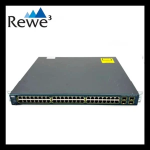 Cisco Module Interrupteur Catalyst 3560G Poe 4 SFP 48-Porte WS-C3560G-48PS-S - Photo 1/2