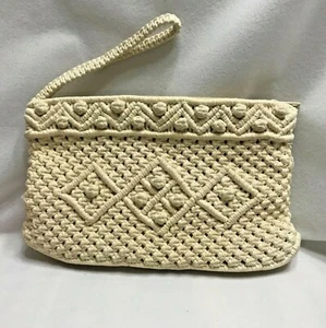 Vintage Woven Handbag, Purse Made In The People Republic Of China - Picture 1 of 8