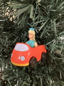 Mattel Barbie In A Car Christmas Holiday Ornament - Picture 1 of 2