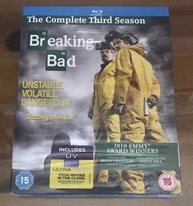 BREAKING BAD (2010) - Season 3 Complete Series Blu-ray + SLIPCOVER *BRAND NEW* - Picture 1 of 1