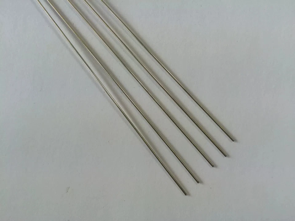 ALBION ALLOYS NSR033 PACKUNG 6 STÜCK NEUSILBER STAB / DRAHT 0,33mm x 305mm