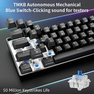 Dierya Dk61Se Gaming Tastatur,60% Prozent Mechanische Tastatur - Bild 1 von 11