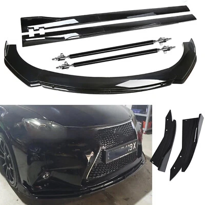 Front Bumper Lip Body Kit Spoiler Splitter For Lexus RX350 RX350L RX Side Skirt Foto 1 de 4