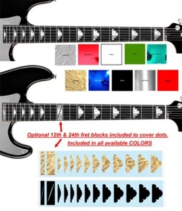 B.C.Rich Clouds Guitar/Bass Sticker Inlay - 9 colors (TWO Pack) Mix or Match - Picture 1 of 28
