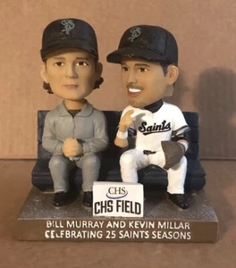 St. Paul Saints Bill Murray Kevin Millar Bobblehead SGA - Imagen 1 de 1