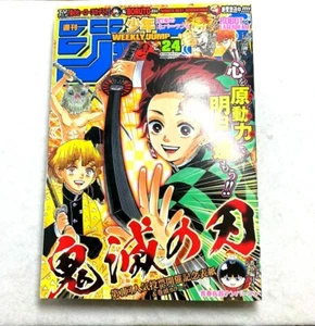 Weekly Shonen JUMP 2017 #24 Demon Slayer Kimetsu no Yaiba Japanese magazine JP - Picture 1 of 3