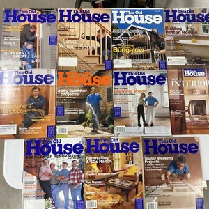 THIS OLD HOUSE (11) MAGAZINE  Jan – Dec 2000 COMPLETE YEAR  WITH SPECIAL OCT  ED - Picture 1 of 11
