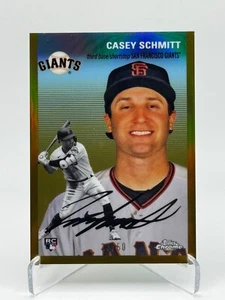 2023 Topps Chrome Platinum Anniversary #90 CASEY SCHMITT (RC) | Gold /50 - Picture 1 of 2