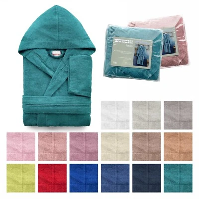 Accappatoio Zucchi Journey microspugna di cotone uomo donna taglia S M L XL XXL - Bild 1 von 2