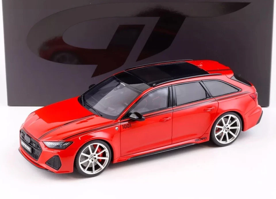 2021 Audi RS6 Avant by MTM “C8" Tango Red GT432 Gt Spirit 1/18 - Image 1 of 4