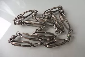 Collana In Argento, Bella, Vecchio, Originale, 835 Argento - Foto 1 di 3