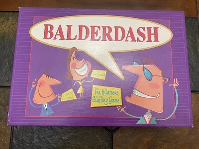 BALDERDASH from 1995 Parker Brothers -  The Classic Bluffing Game - COMPLETE - Image 1 of 4