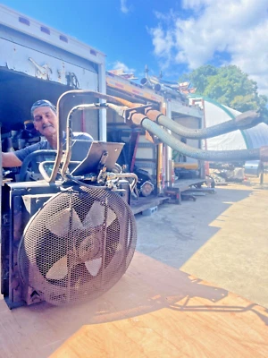 99 TO 04 MITSUBISHI FUSO FH 6D34 TRANSMISSION COOLING FAN TESTED GOOD SEE PICS — 第 1/4 张图片