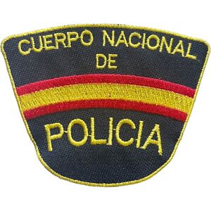 Cuerpo Nacional De Policia Patch Spain Police Spanish Money Heist Hook Backing
