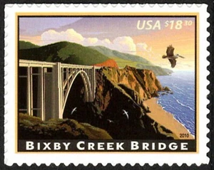 USA Sc. 4439 $18.30 Bixby Creek Bridge 2010 MNH - Picture 1 of 1