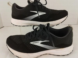 Brooks Womens Revel 4 Black/White Running Shoes Size 9B Medium - Picture 1 of 8