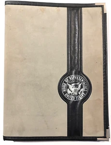 Official U.S. House of Representatives Notepad Binder Congressman Vintage 1986 - Picture 1 of 4
