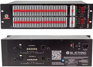 Blastking ULTRAMIX3102-EQ Dual 31-Band Graphic Equalizer - Picture 1 of 6