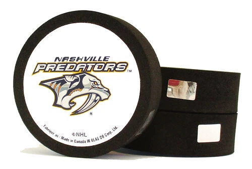 Nashville Predators InGlasco NHL Logo'd Foam Hockey Pucks - Image 1 of 1