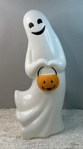 Nuevo en caja Ashland 24" Iluminado Espeluznante Lindo Fantasma Molde Soplado Halloween Jack-O-Lantern - Imagen 1 de 17