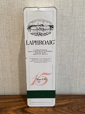 RARE Very Collectible LAPHROAIG 15 Year Single Malt Scotch EMPTY Tin - Image 1 of 4