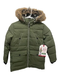 Member's Mark Jungen ultimativer wetterfester Parka Jacke grün Größe 7/8 - Bild 1 von 6