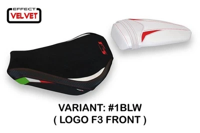 MV Agusta F3 675 800 2012-2018 TPZ Milazzo Velvet Effect Seat Cover New - Image 1 of 2