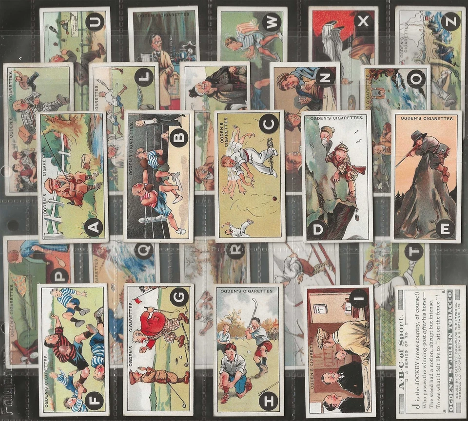 OGDENS-FULL SET- ABC OF SPORTS (25 CARDS)  - Image 1 of 1