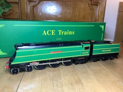 Ace Trains O Gauge 2/3 Rail SR 4-6-2 West Country Class Loco 21C136 Westward Ho - Image 1 of 4