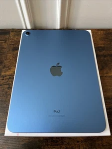 Apple iPad 10th Gen (64GB, Wi-Fi, Blue) Mint Condition 2023 - Picture 1 of 8