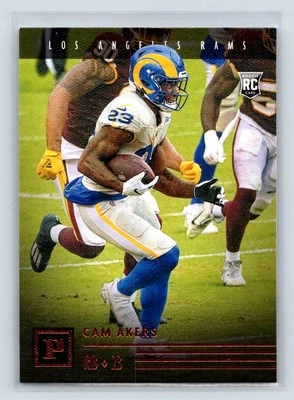 Cam Akers 2020 Panini Chronicles #PA-32 Bronze Panini Los Angeles Rams 3-13 - Image 1 of 2