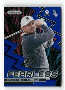 2024 PANINI PRIZM #12 BRYSON DECHAMBEAU FEARLESS BLUE /99 - Picture 1 of 2