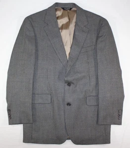 Jos. A. Bank Blazer Men's 41 Long Wool Cashmere Sport Coat Jacket Nailshead Gray - Picture 1 of 12