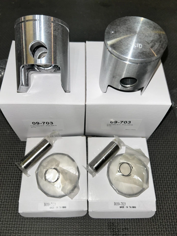 1976 1977 1978 1979 Polaris TX 250 Free Air/1976 Starfire 250 Piston KITS x2 - Image 1 of 1
